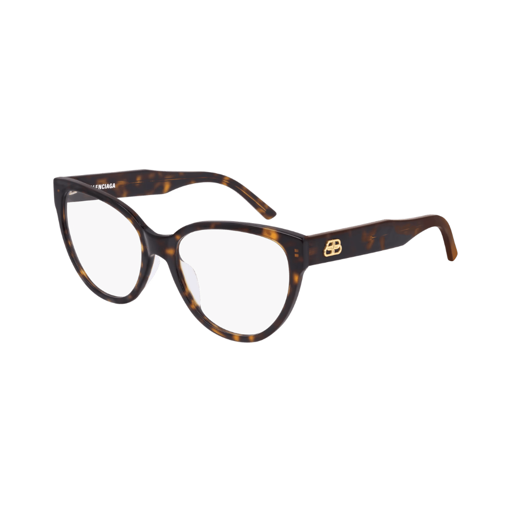 Balenciaga BB0064O Havana Gold / Demo Eyeglasses product photo 1