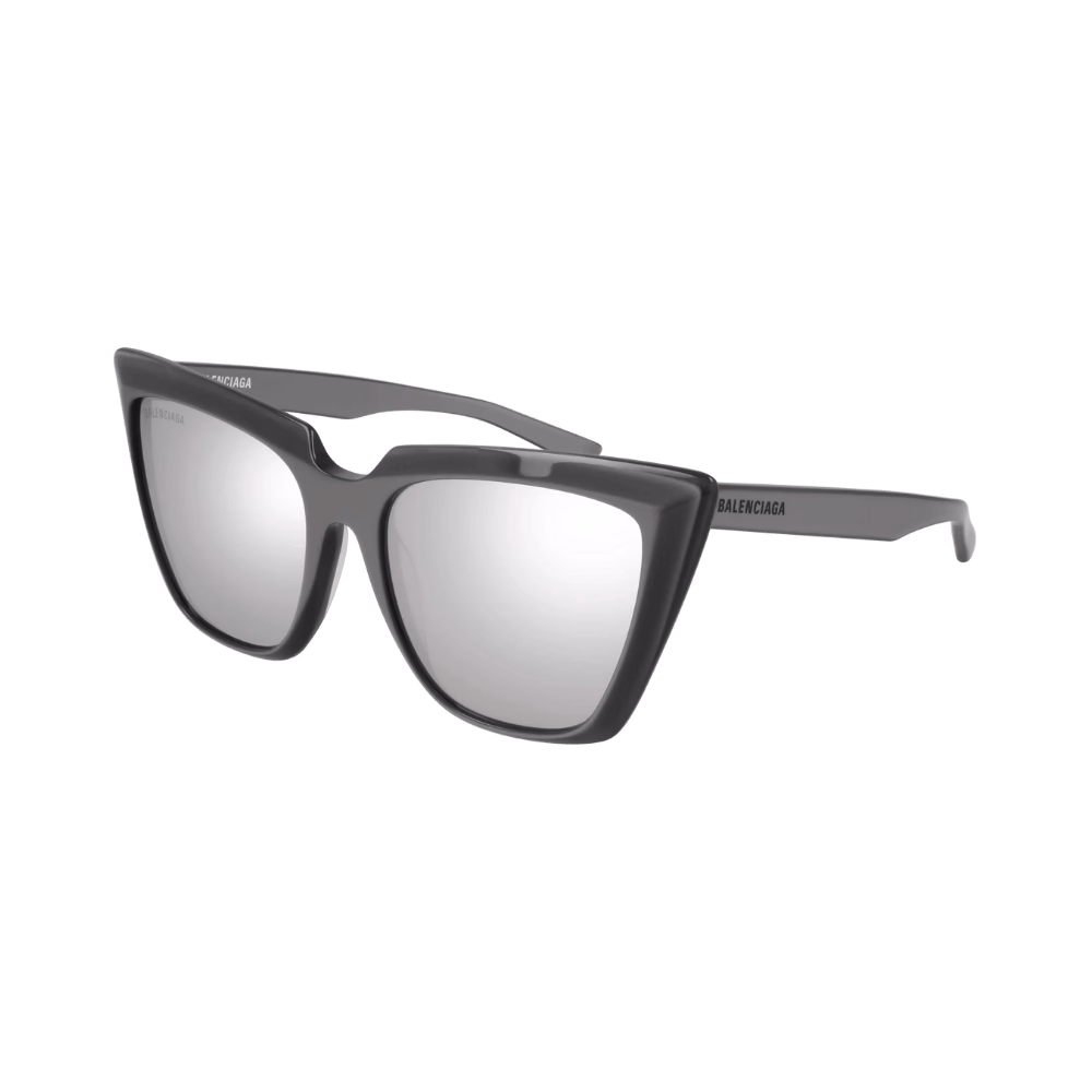Balenciaga BB0046S Silver Grey / Silver Sunglasses product photo 1