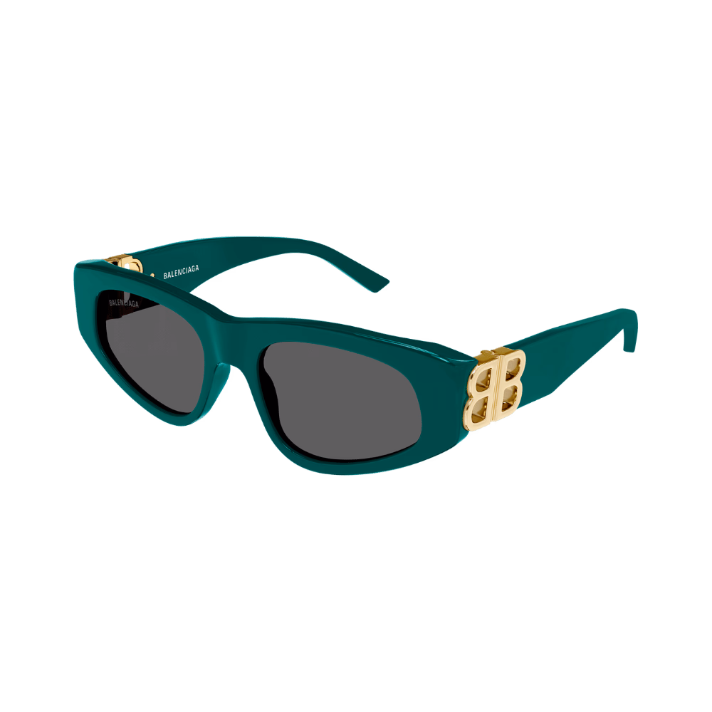 Balenciaga BB0095S Green Gold / Grey Sunglasses product photo 1