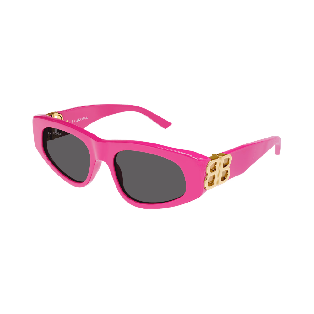 Balenciaga BB0095S Pink Gold / Grey Sunglasses product photo 1