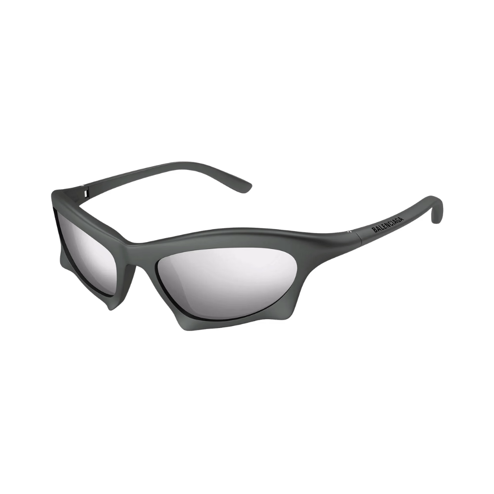 Balenciaga BB0229S Gunmetal Grey / Silver Mirrored Sunglasses product photo 1