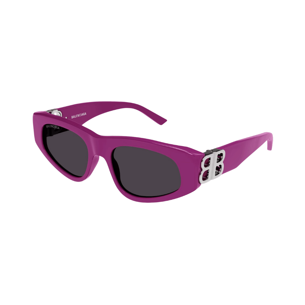 Balenciaga BB0095S Fuchsia Pink Silver / Grey Sunglasses product photo 1