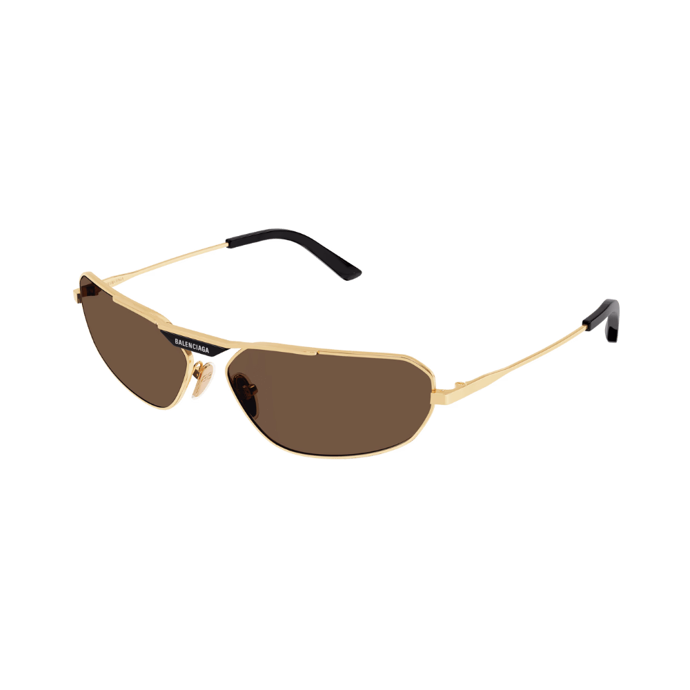 Balenciaga BB0245S Gold / Brown Sunglasses product photo 1