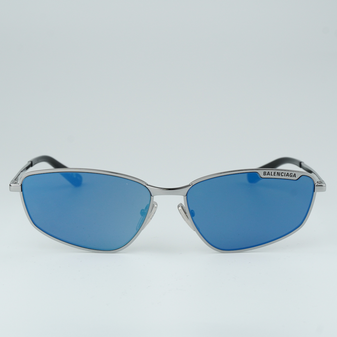 BB0277S Ruthenium / Blue Mirrored Sunglasses