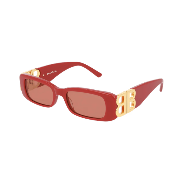 Balenciaga BB0096S Red / Red Sunglasses Balenciaga BB0096S Red / Red Sunglasses