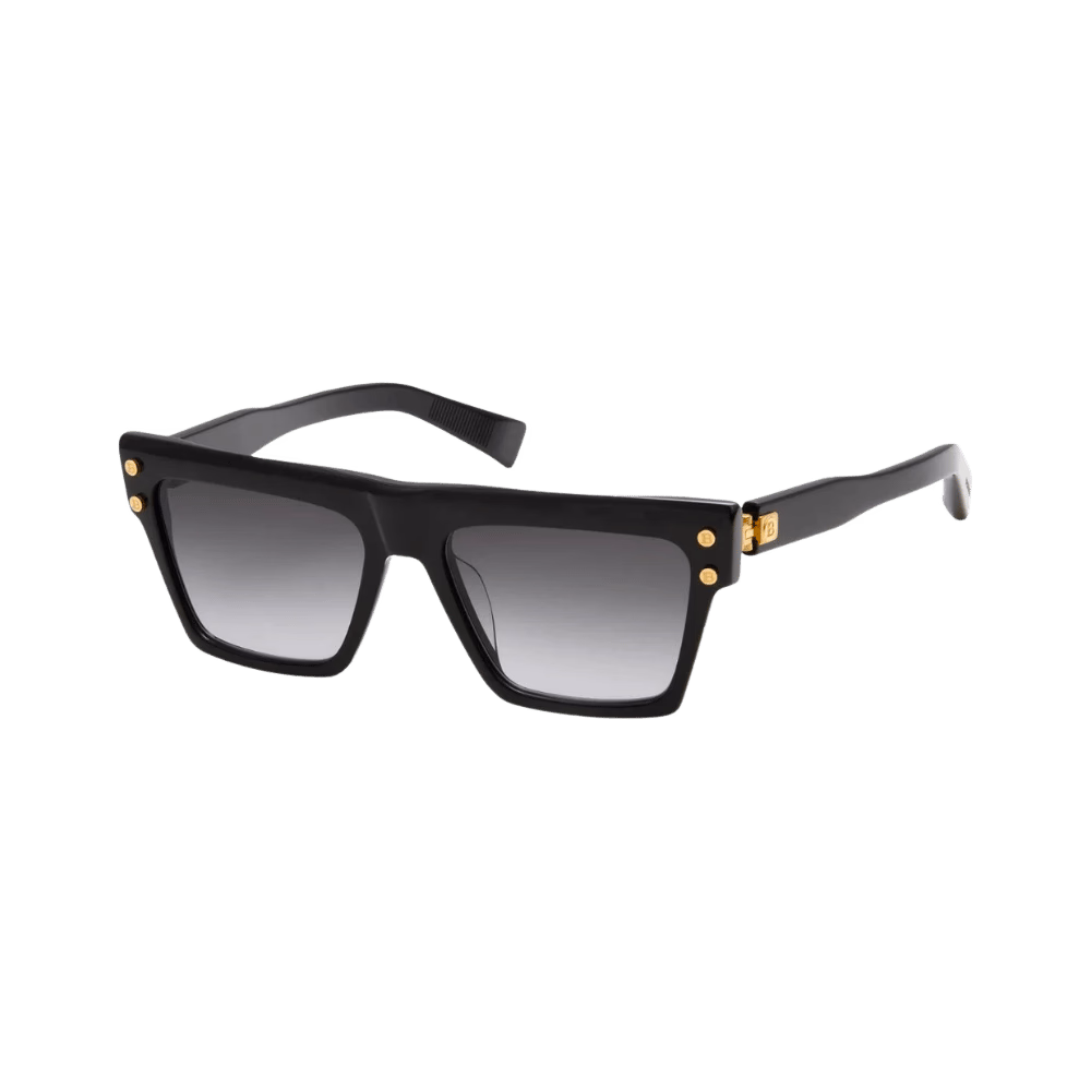 Balmain B-VBPS-121A-54 Black / Gold / Dark Grey Sunglasses product photo 1