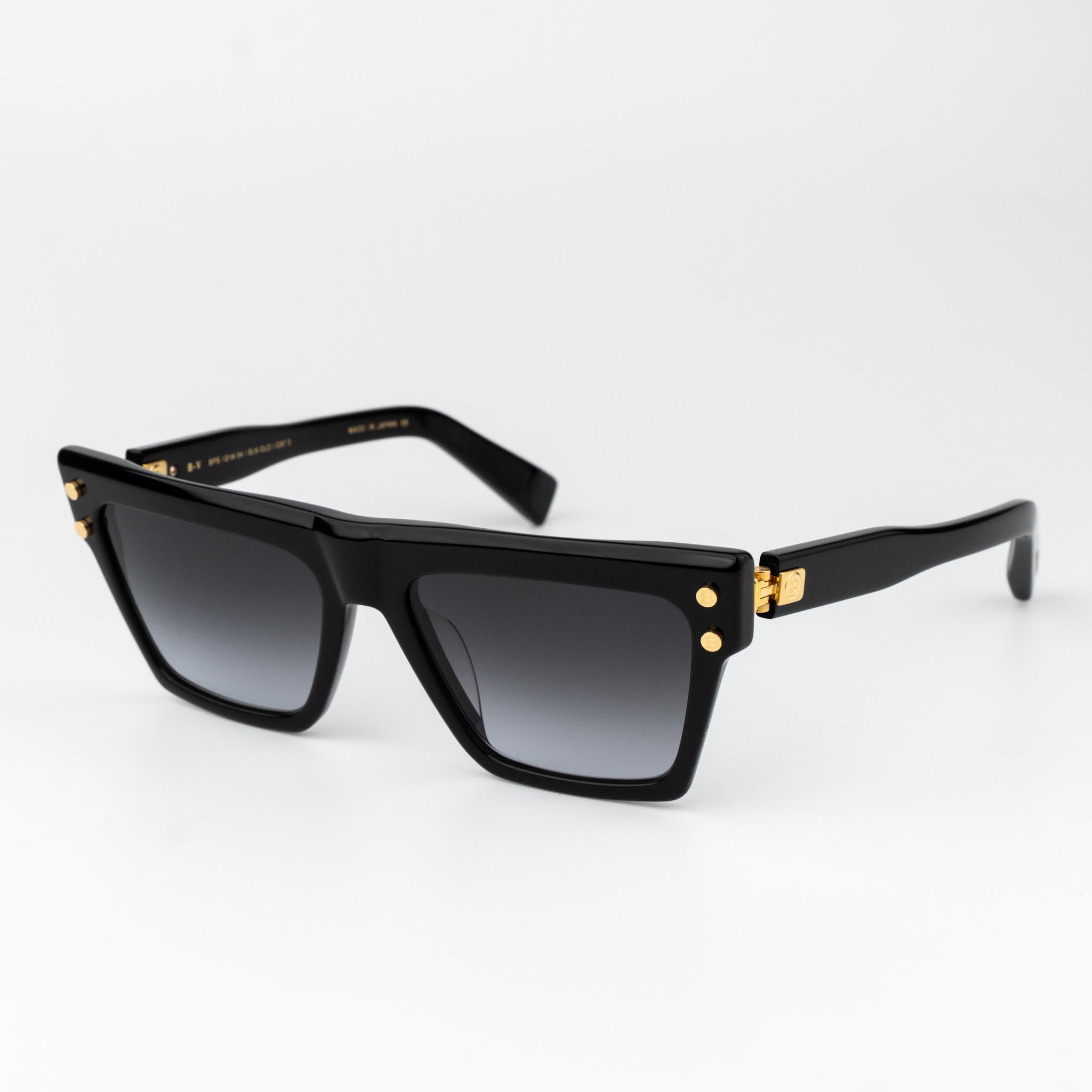 B-VBPS-121A-54 Black / Gold / Dark Grey Sunglasses
