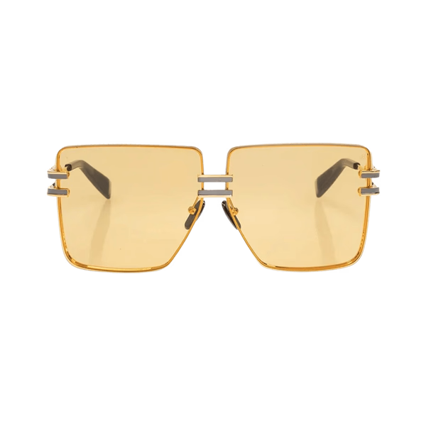 Balmain GENDARMEBPS-109A-66 Gold / Black Rhodium / Amber Sunglasses Balmain GENDARMEBPS-109A-66 Gold / Black Rhodium / Amber Sunglasses