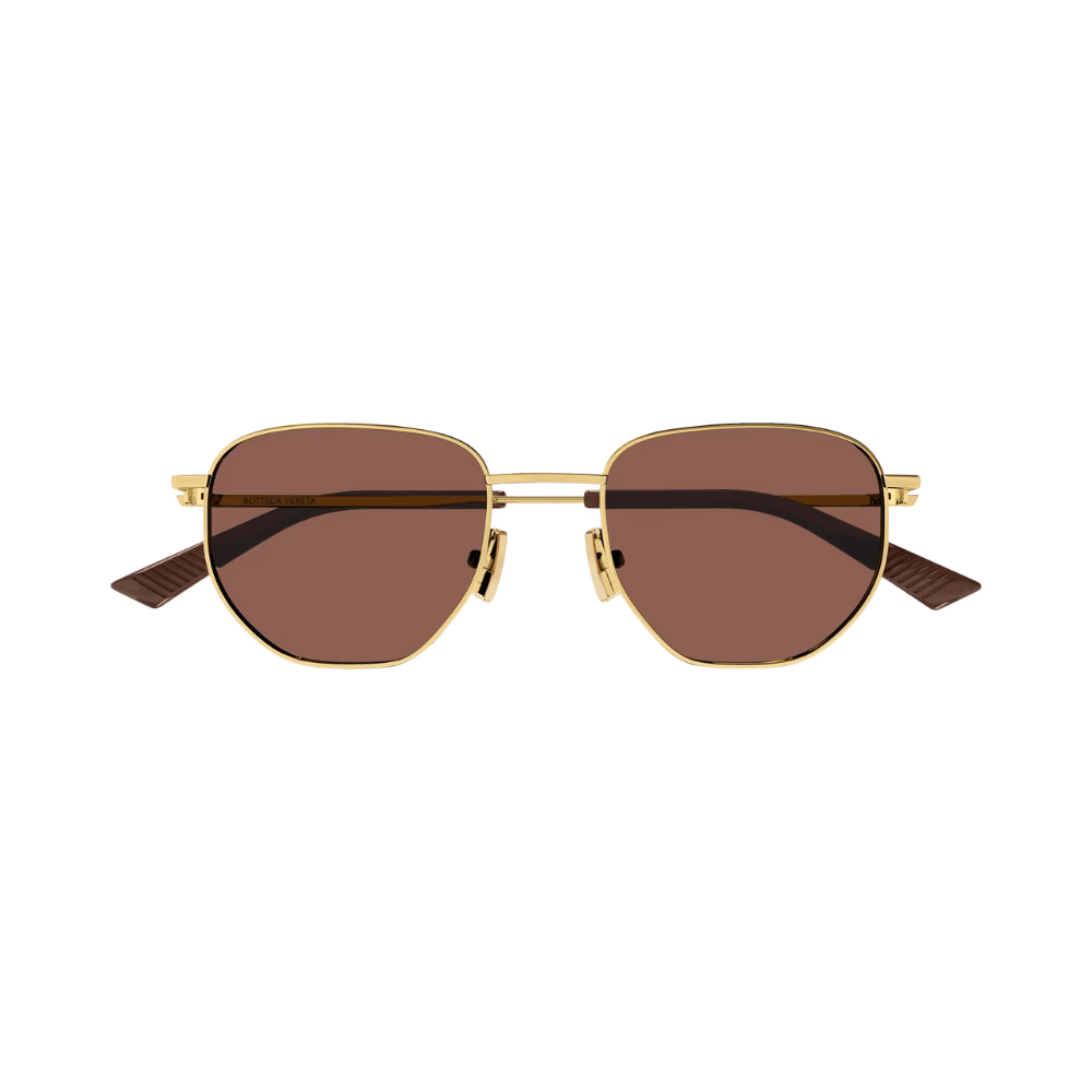 Bottega Veneta BV1301S Gold / Brown Sunglasses product photo 1