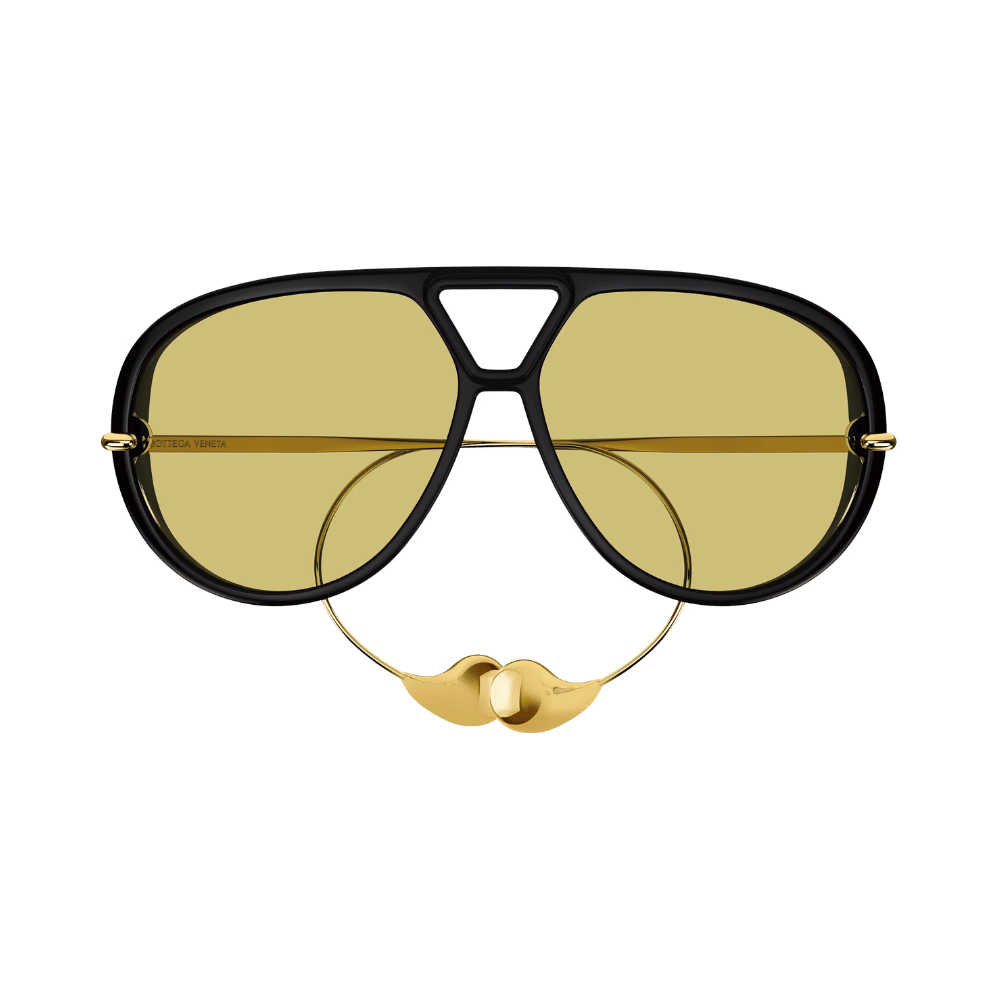 Bottega Veneta BV1273S Black Gold / Yellow product photo 1