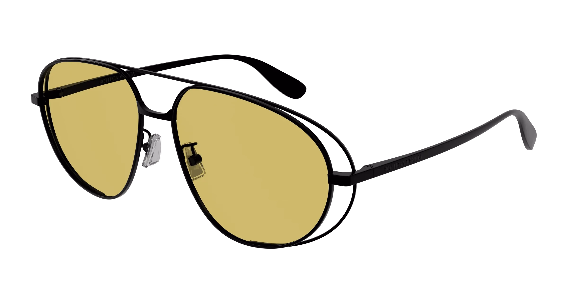Bottega Veneta BV1344S Black / Yellow Sunglasses product photo 1