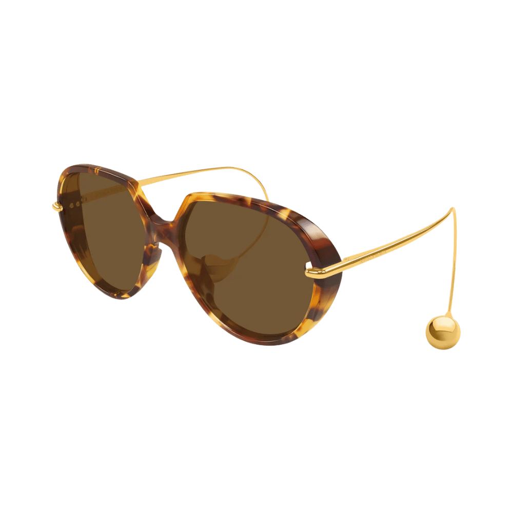 Bottega Veneta BV1436S Havana Gold / Brown
