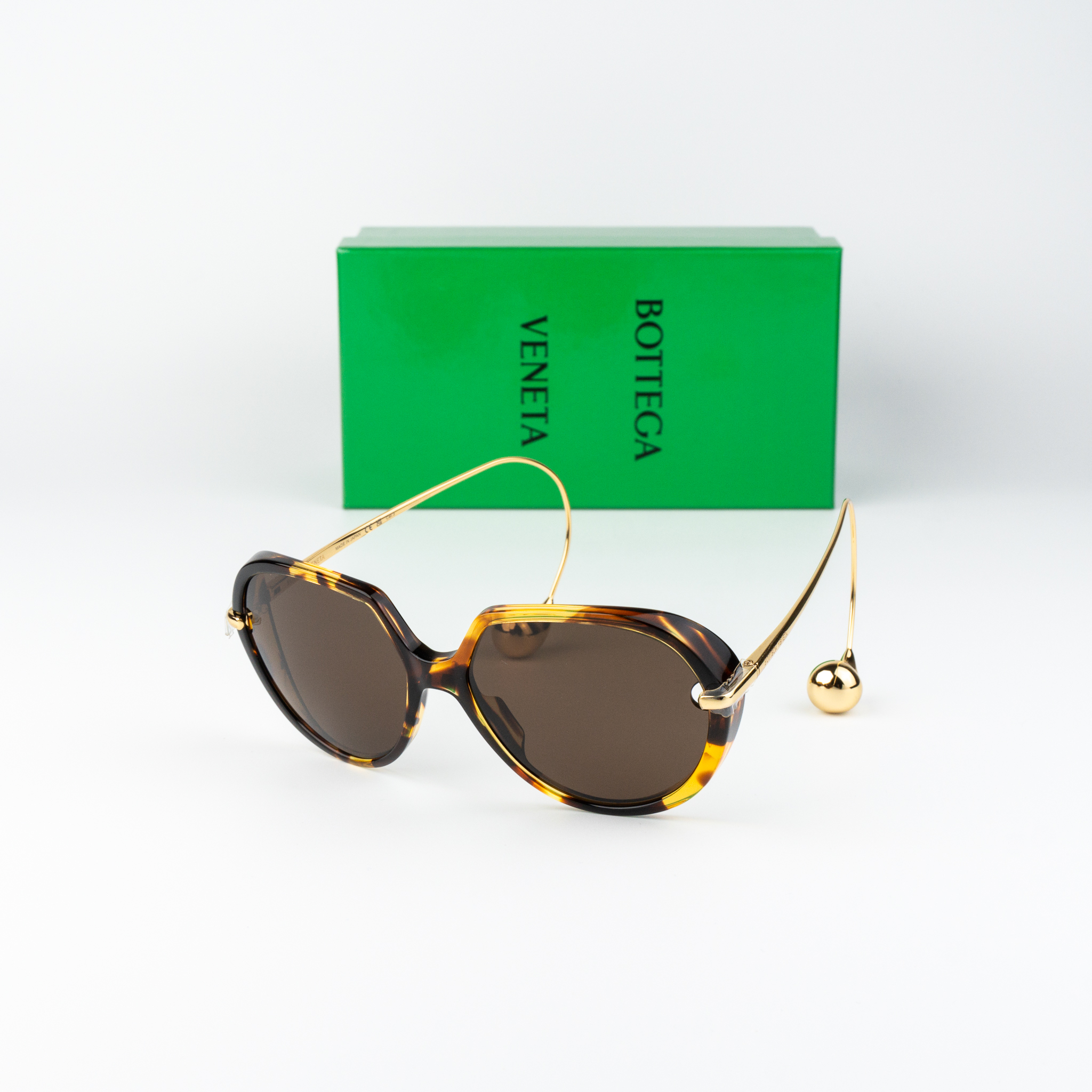 Bottega Veneta BV1436S Havana Gold / Brown product photo 6