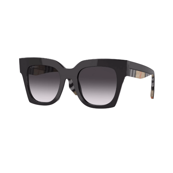 Burberry BE4364 KITTY Black / Grey Gradient Burberry BE4364 KITTY Black / Grey Gradient
