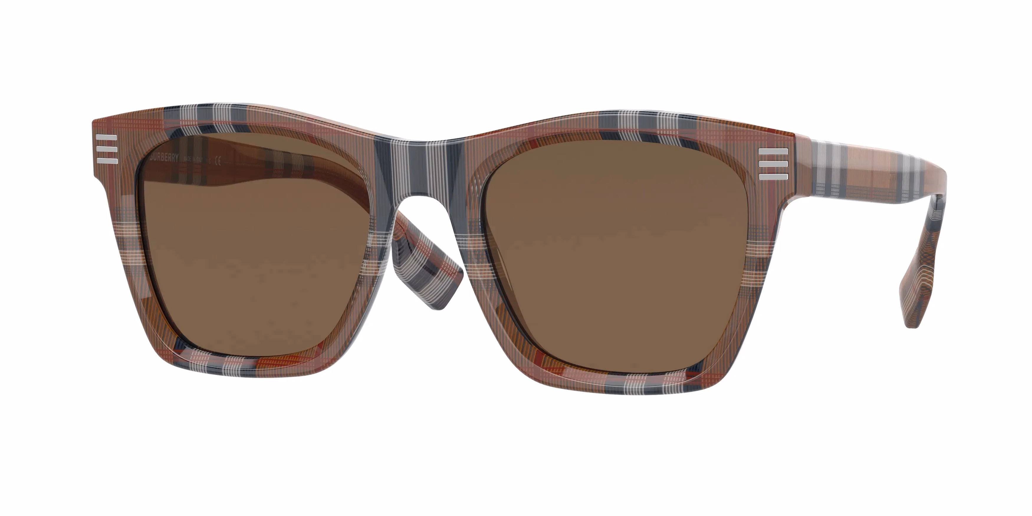 Burberry BE4348 Brown Check / Brown Sunglasses product photo 1