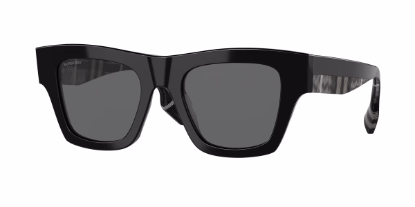 Burberry BE4360 ERNEST Black / Dark Grey Sunglasses Burberry BE4360 ERNEST Black / Dark Grey Sunglasses