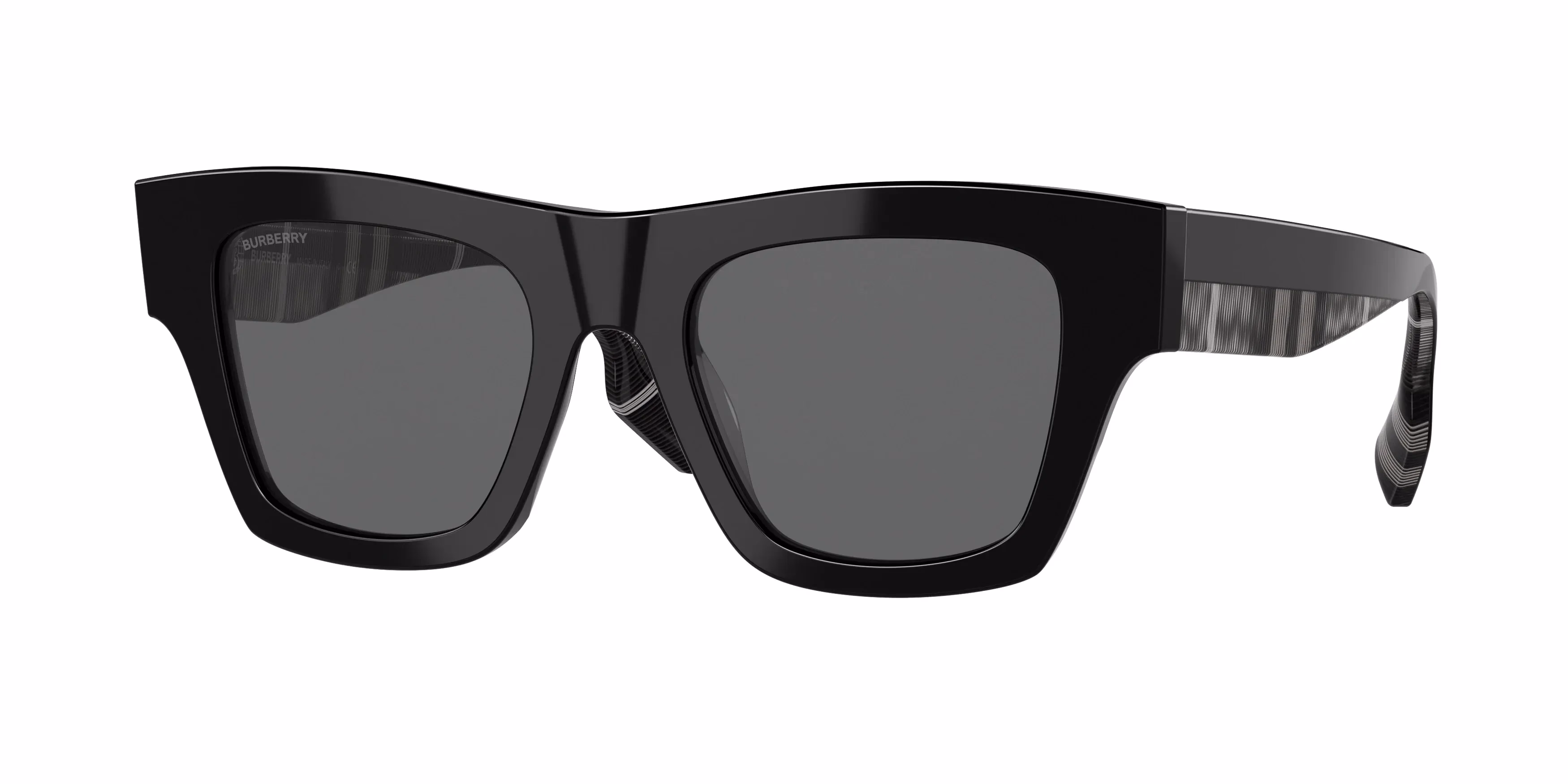Burberry BE4360 ERNEST Black / Dark Grey Sunglasses product photo 1