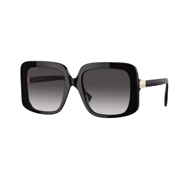 Burberry BE4363 PENELOPE Black Grey Gradient Sunglasses Burberry BE4363 PENELOPE Black Grey Gradient Sunglasses