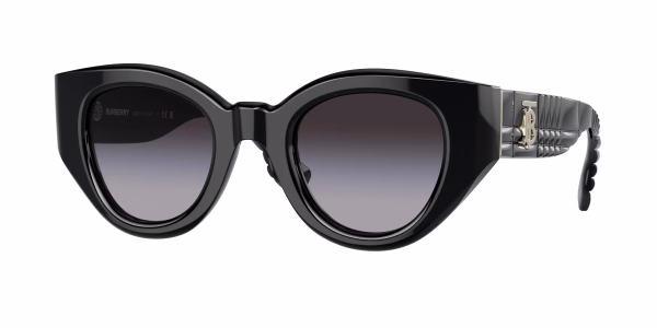 Burberry BE4390 Black / Grey Gradient Sunglasses Burberry BE4390 Black / Grey Gradient Sunglasses