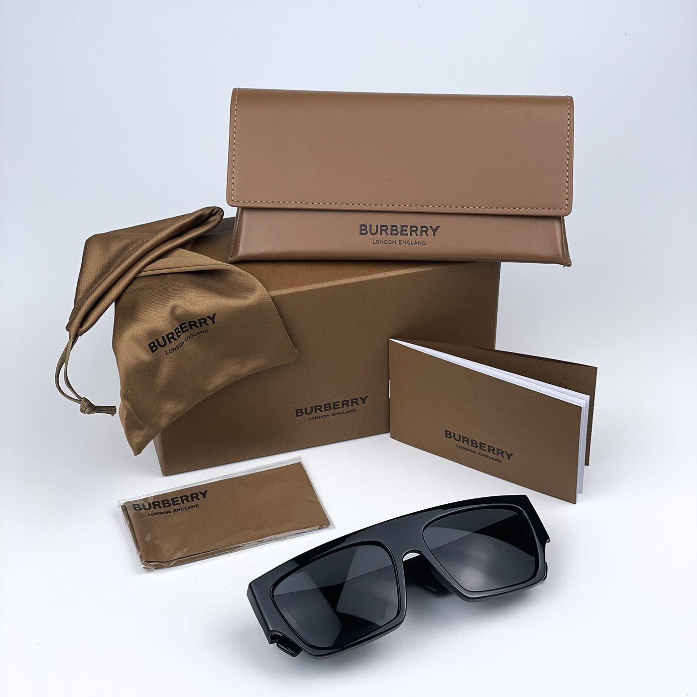 Burberry BE4397U Black / Dark Grey Sunglasses product photo 8