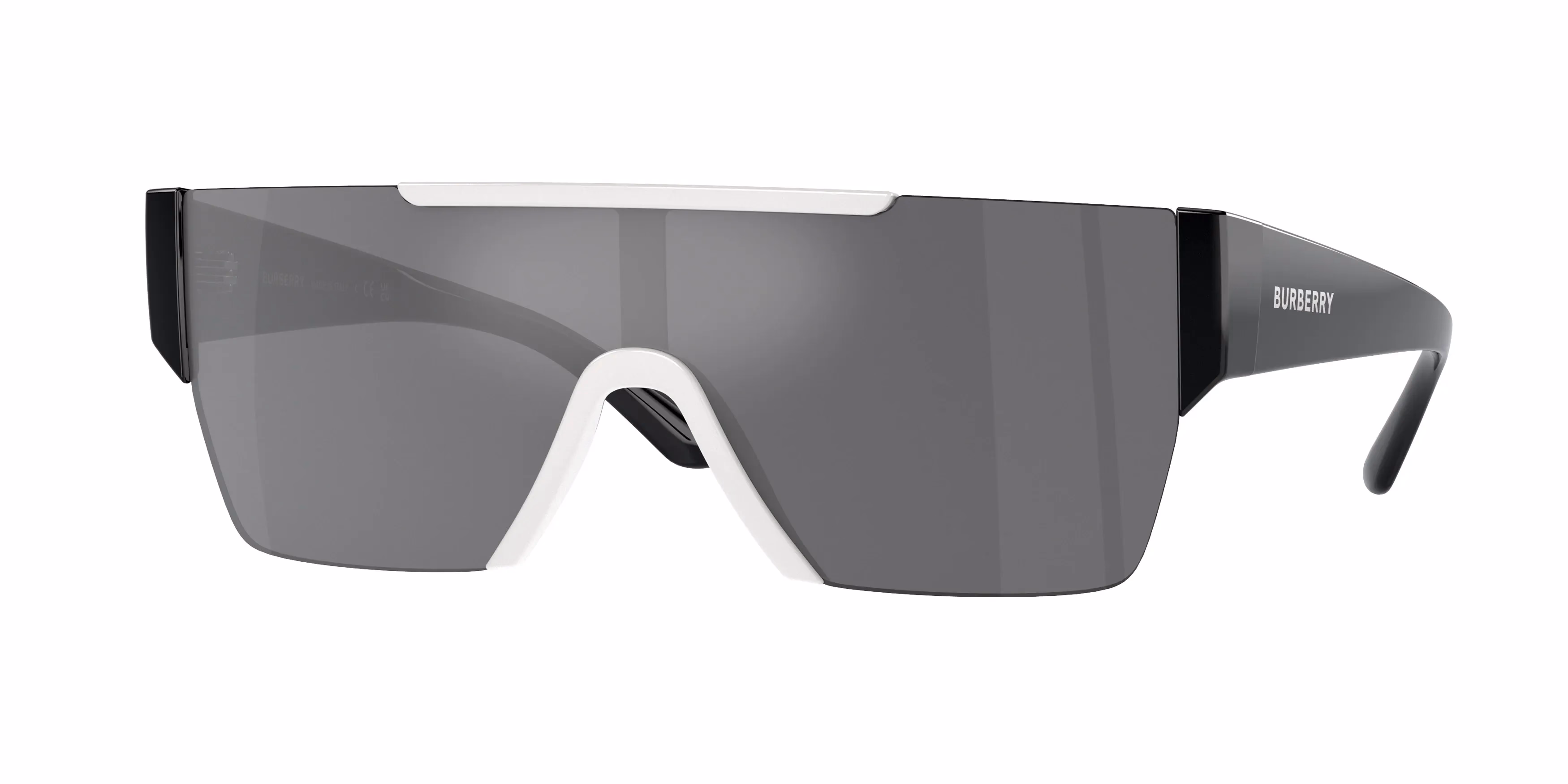 Burberry BE4291 White / Grey Mirror Black Sunglasses product photo 1