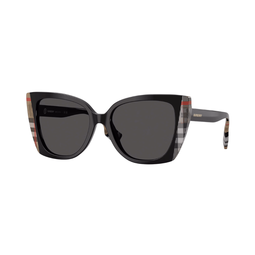 Burberry BE4393 Black / Vintage Check / Dark Grey product photo 1