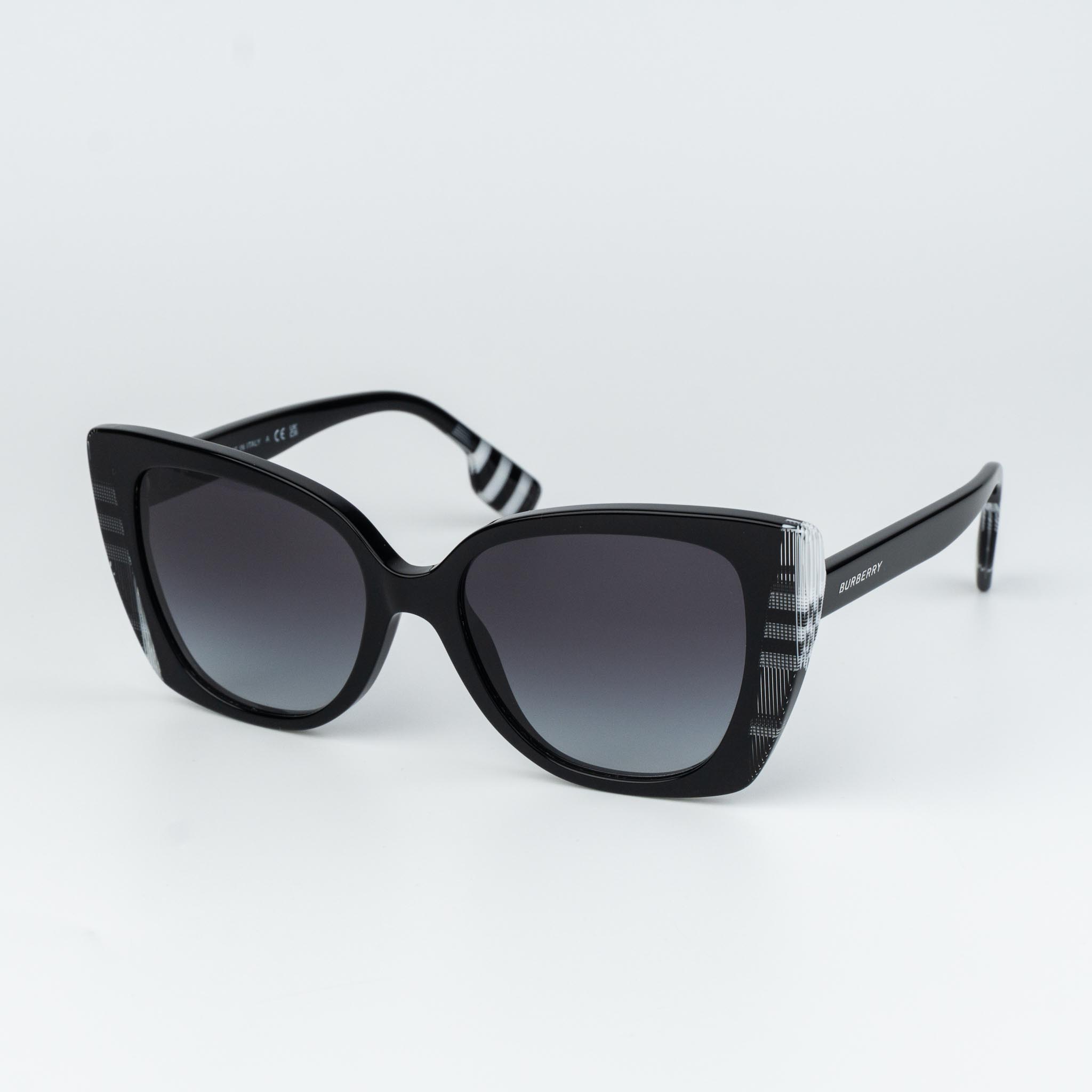 BE4393 Black / Check White Black / Grey Gradient