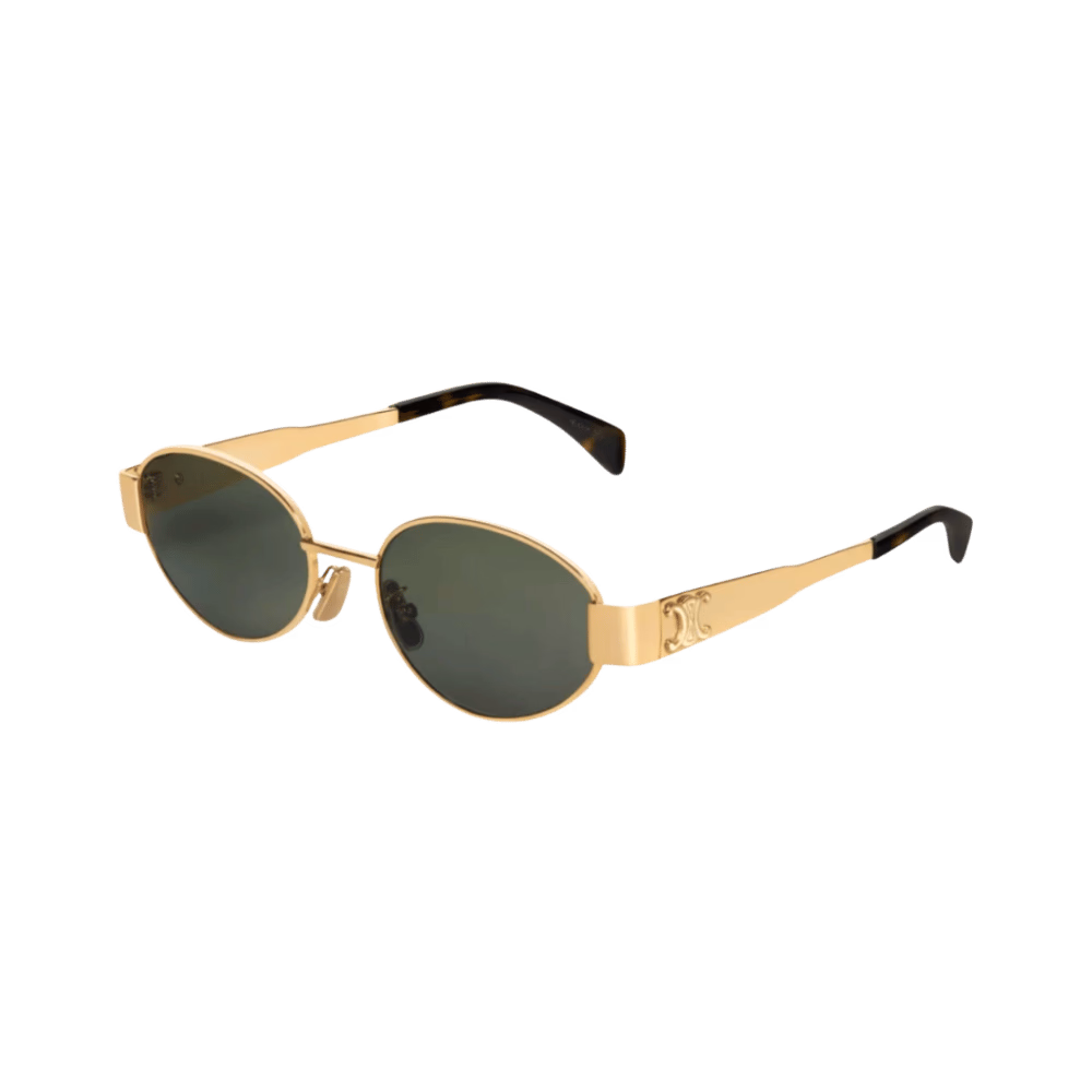 Celine CL40235U METAL TRIOMPHE Gold / Green product photo 1