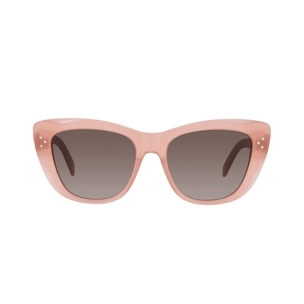Celine CL40199I Shiny Milky Peach / Gradient Brown Sunglasses product photo 1