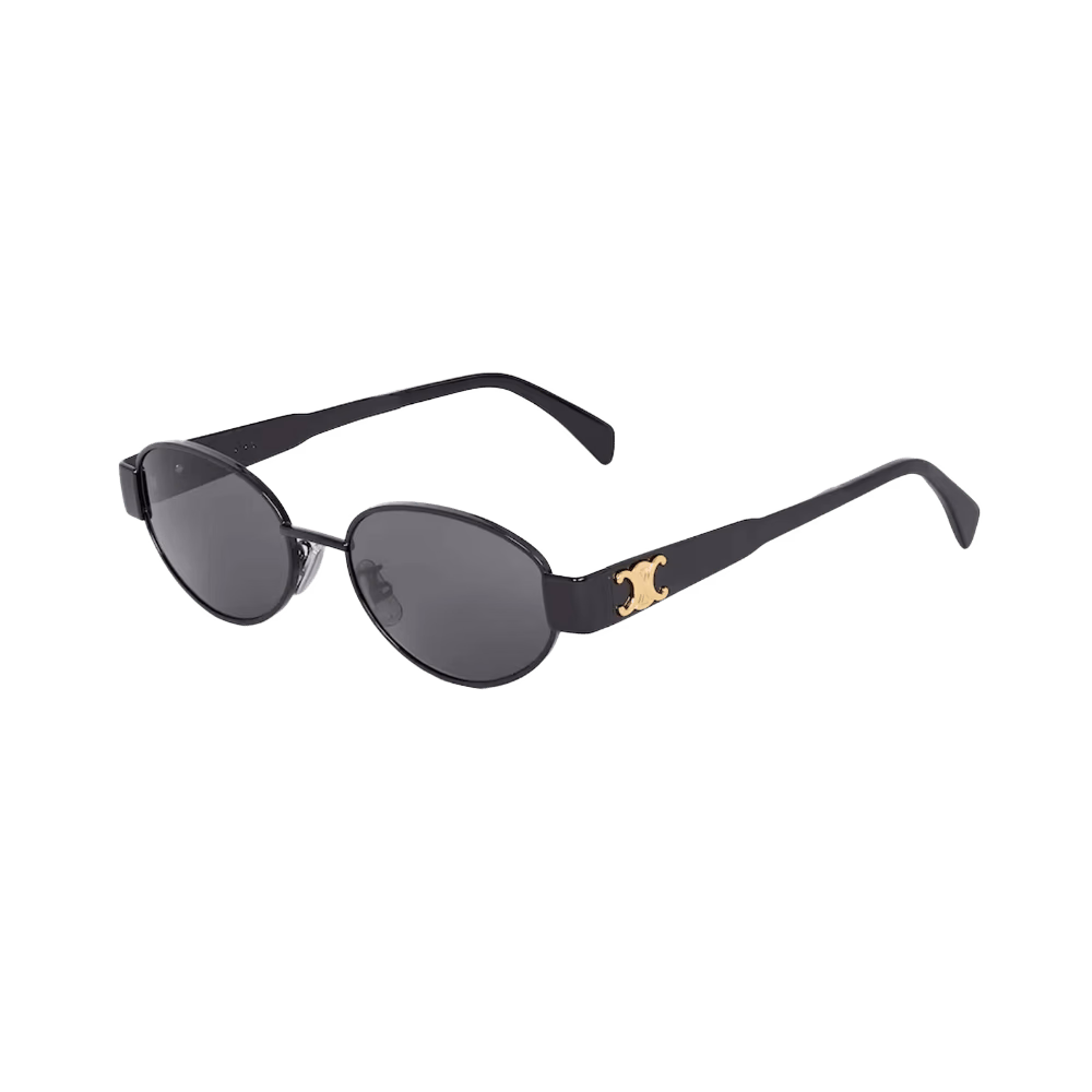 Celine CL40235U METAL TRIOMPHE Shiny Black / Grey product photo 1