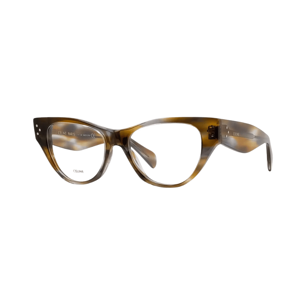 Celine CL50040I Striped Blue Brown Havana / Demo Eyeglasses product photo 1