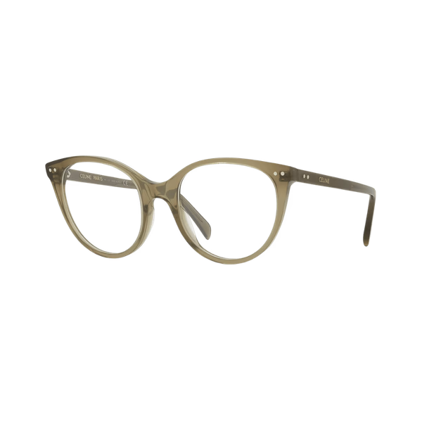 Celine CL50068I Shiny Transparent Khaki / Demo Eyeglasses Celine CL50068I Shiny Transparent Khaki / Demo Eyeglasses