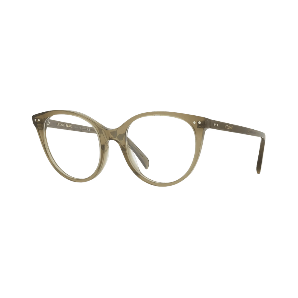 Celine CL50068I Shiny Transparent Khaki / Demo Eyeglasses product photo 1