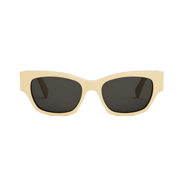 CL40197U Shiny Light Yellow / Smoke   Sunglasses