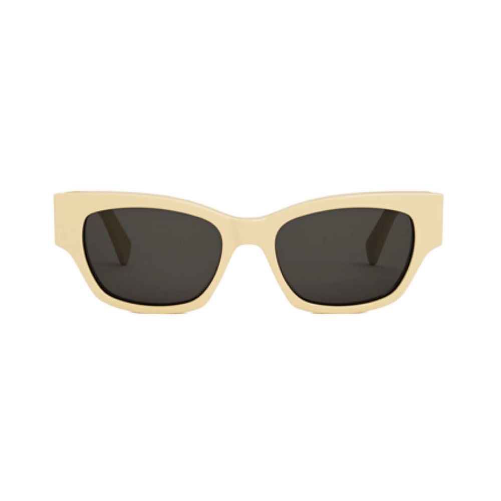 Celine CL40197U Shiny Light Yellow / Smoke Sunglasses product photo 1