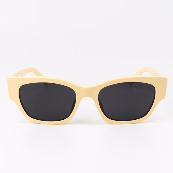 CL40197U Shiny Light Yellow / Smoke   Sunglasses