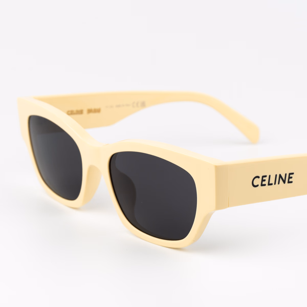CL40197U Shiny Light Yellow / Smoke   Sunglasses