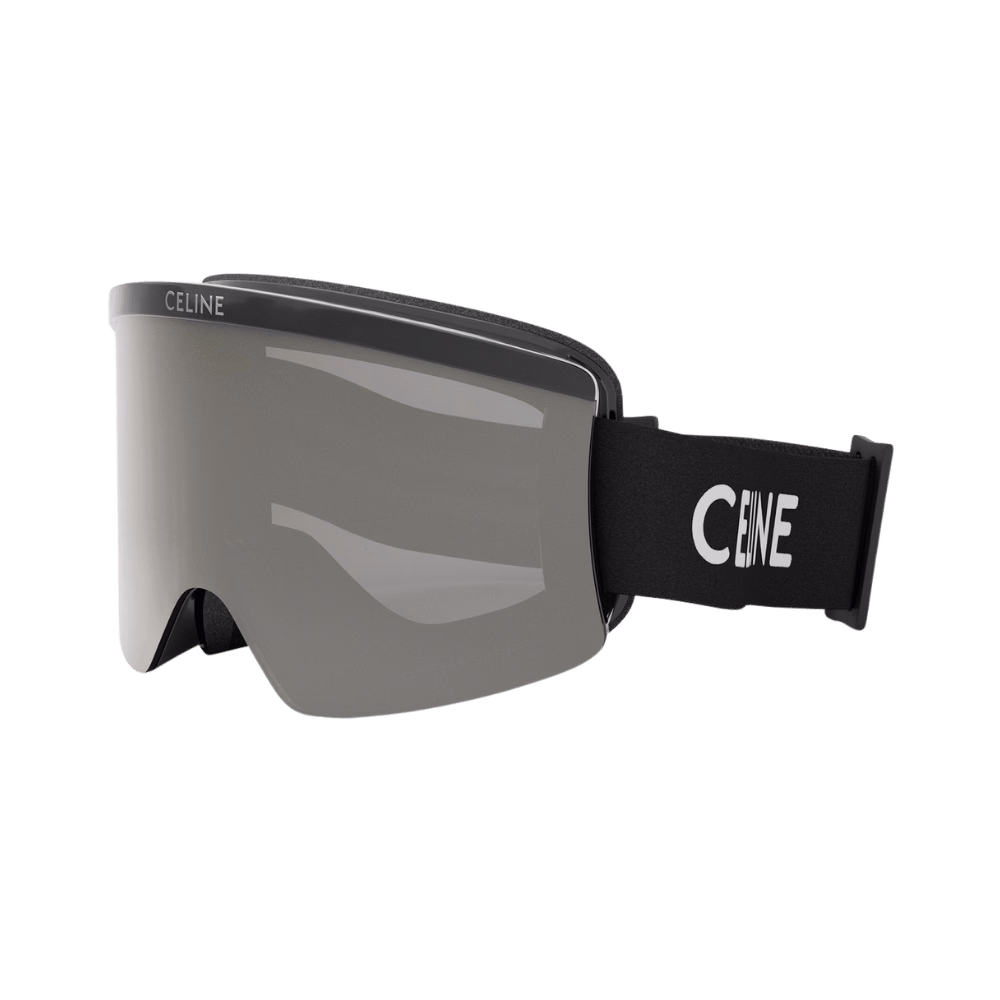 Celine CL40302U SKI MASK 01C Shiny Black / Smoke Mirror product photo 1