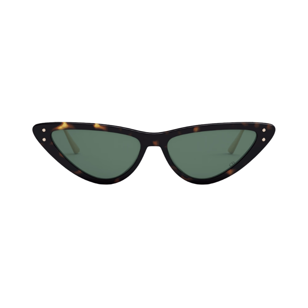 Dior MISSDIOR B4U CD40105U 52N Shiny Dark Havana / Green Sunglasses product photo 1