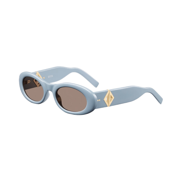 Dior CD DIAMOND EDITION R11DM40073I 90E Shiny Light Blue / Brown Sunglasses Dior CD DIAMOND EDITION R11DM40073I 90E Shiny Light Blue / Brown Sunglasses