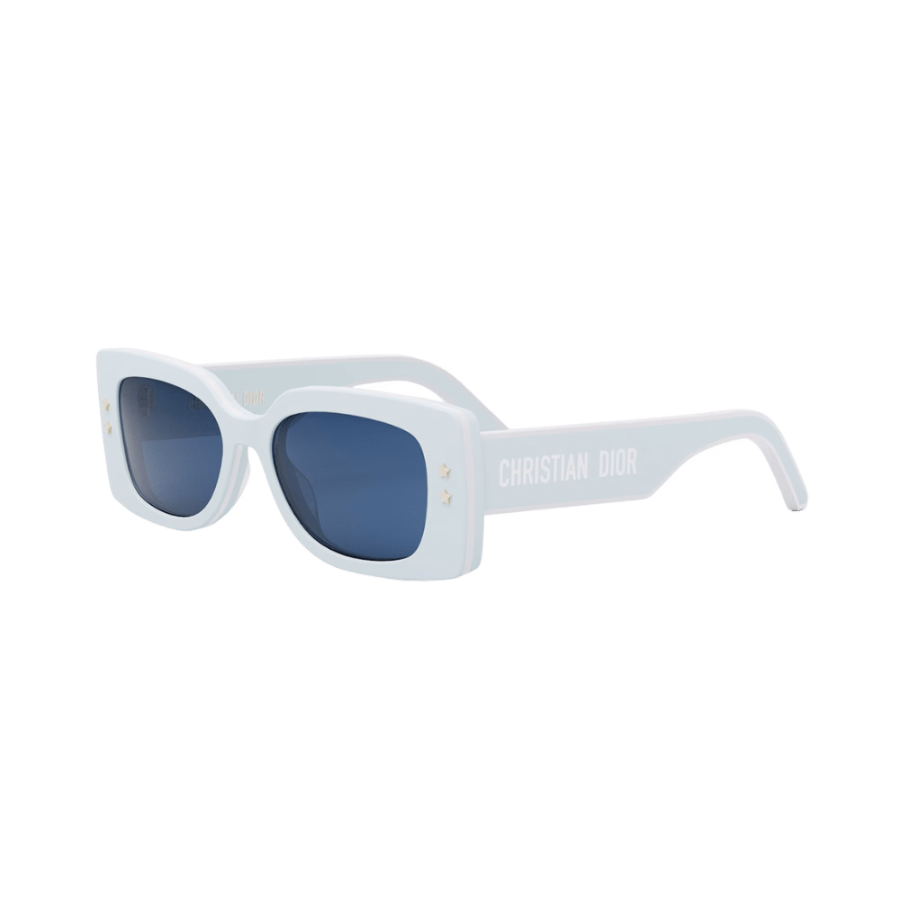 Dior DIORPACIFIC S1U Shiny Blue White / Blue Sunglasses product photo 1