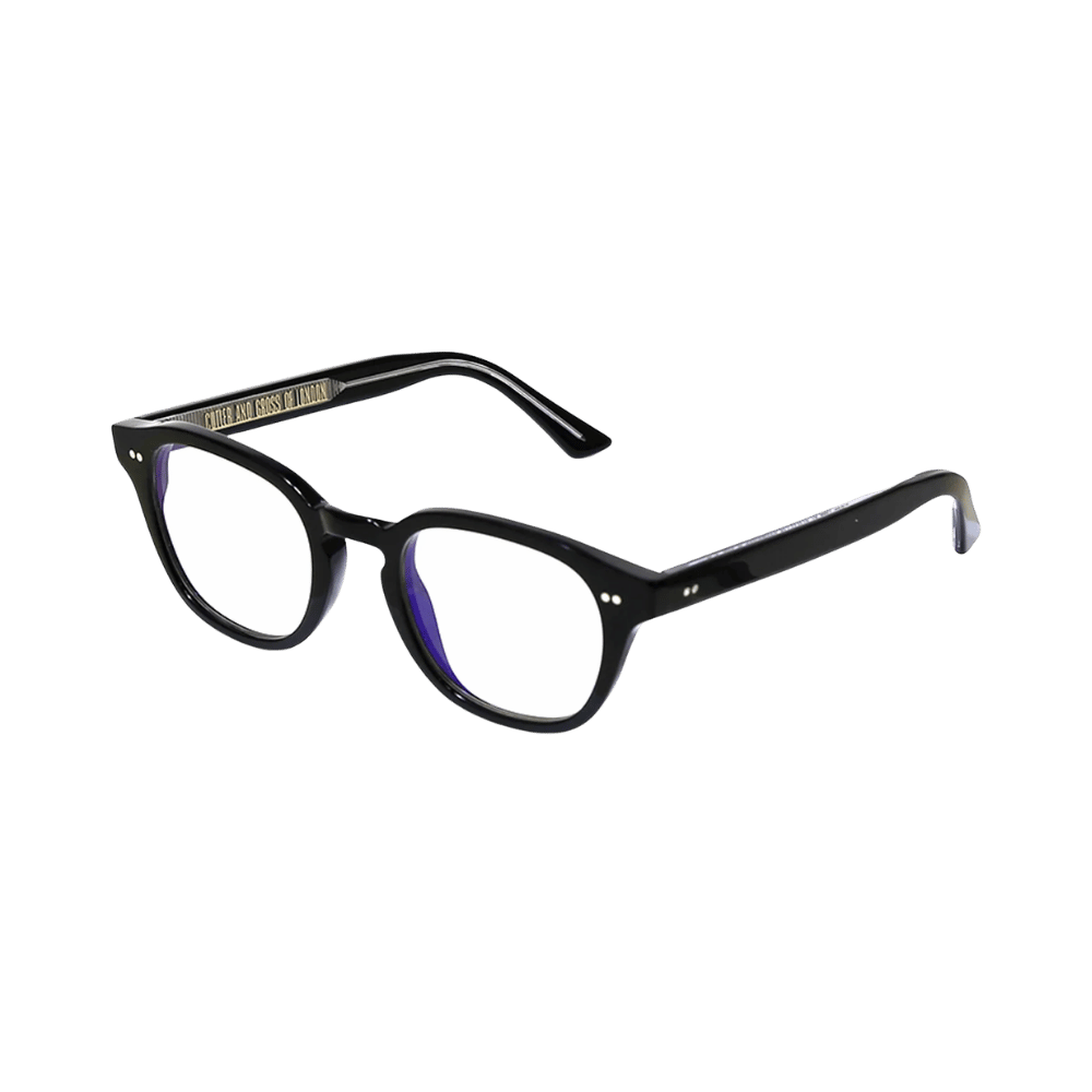 Cutler and Gross CGBB1380 Black / Clear Blue Light Block product photo 1