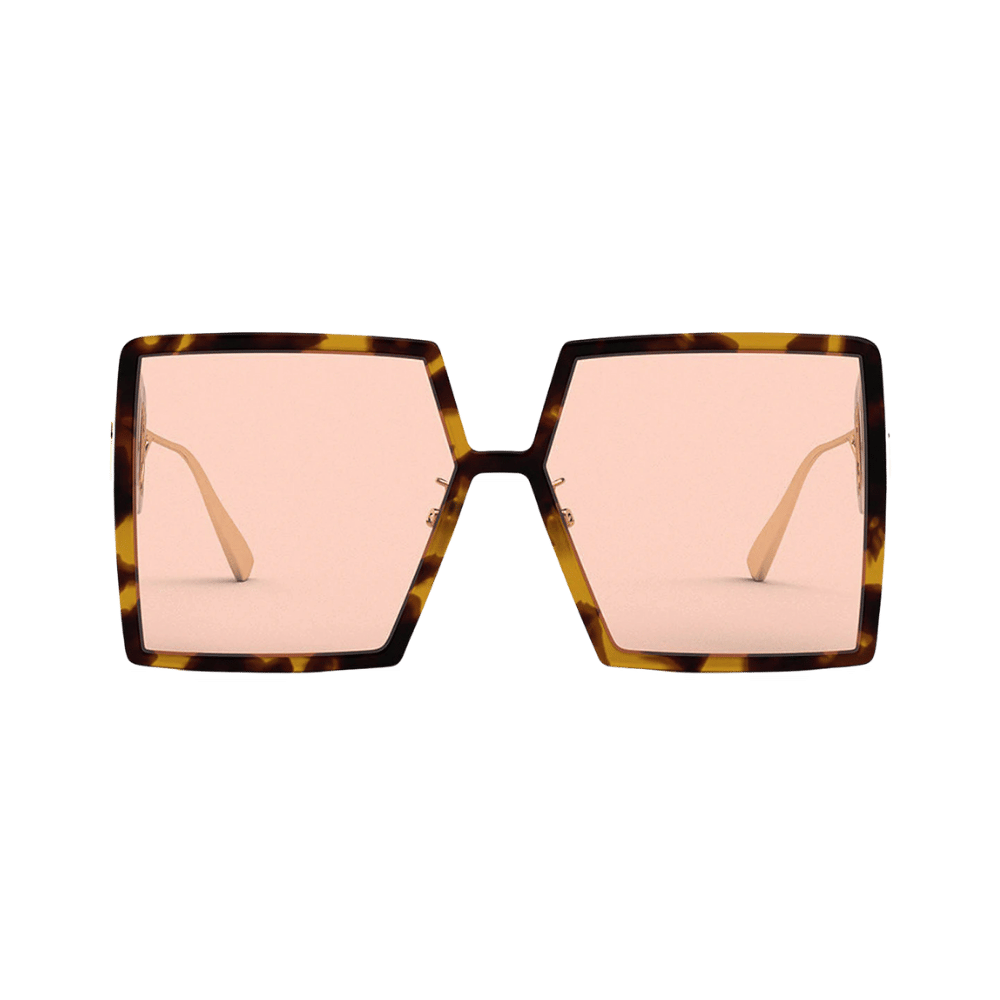 Dior 30MONTAIGNE SU CD40030U 53Y Blonde Havana / Light Brown Sunglasses