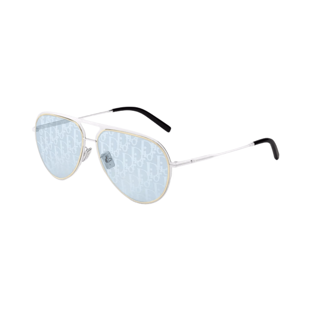 DIORESSENTIAL A2U DM40022U 16V Palladium / Blue Mirror Dior Pattern Photochromatic product photo 1