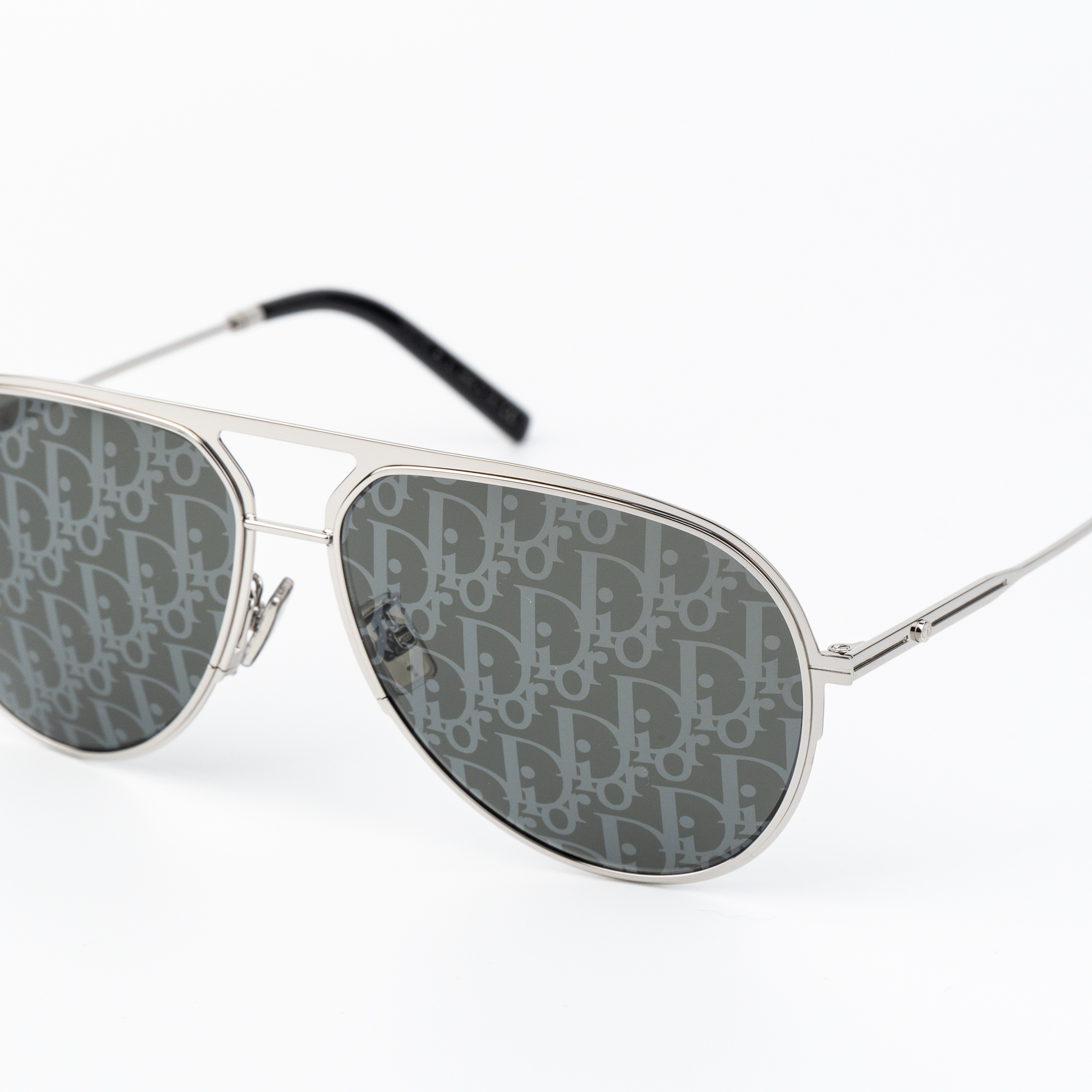 DIORESSENTIAL A2U Shiny Palladium / Blue Grey Dior Pattern Mirror