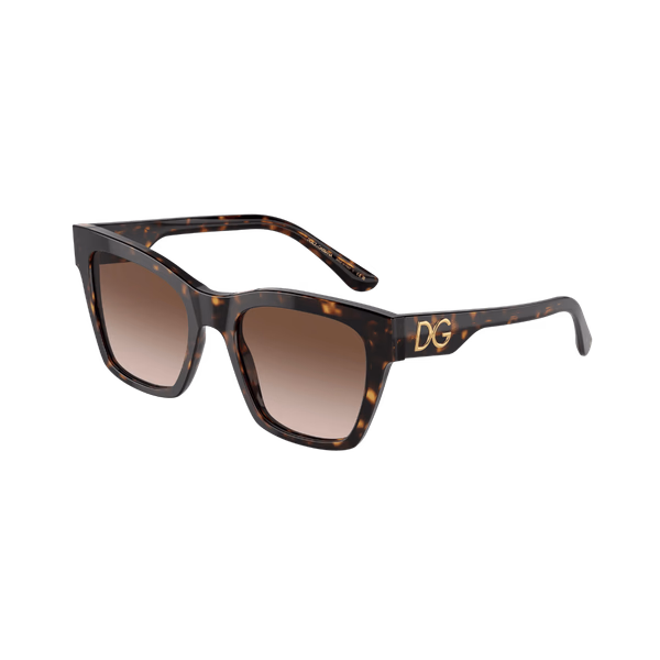 D&G DG4384 Havana / Brown Gradient Sunglasses