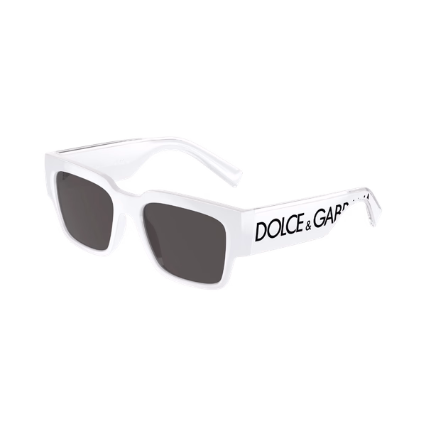 D&G DG6184 White / Dark Grey Sunglasses