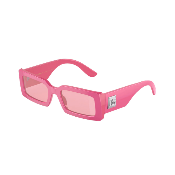 D&G DG4416 Metallic Pink / Pink Mirrored Silver Sunglasses