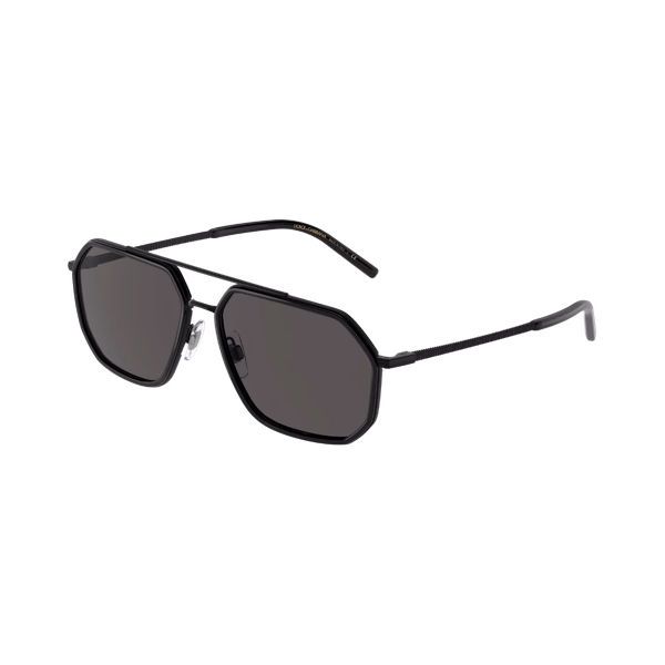 D&G DG2285 Black Matte / Black / Dark Grey Sunglasses