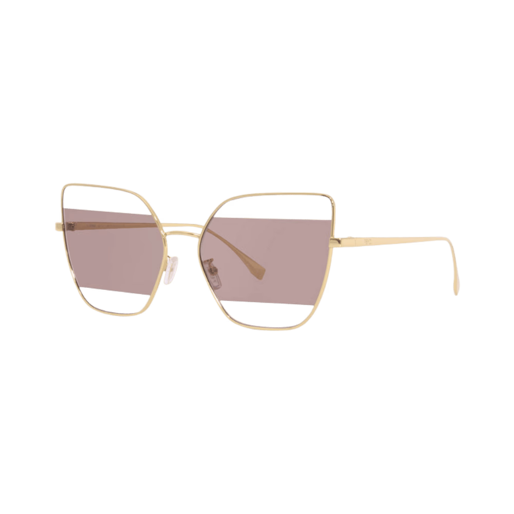 Fendi FE40015U Gold / Brown Sunglasses product photo 1